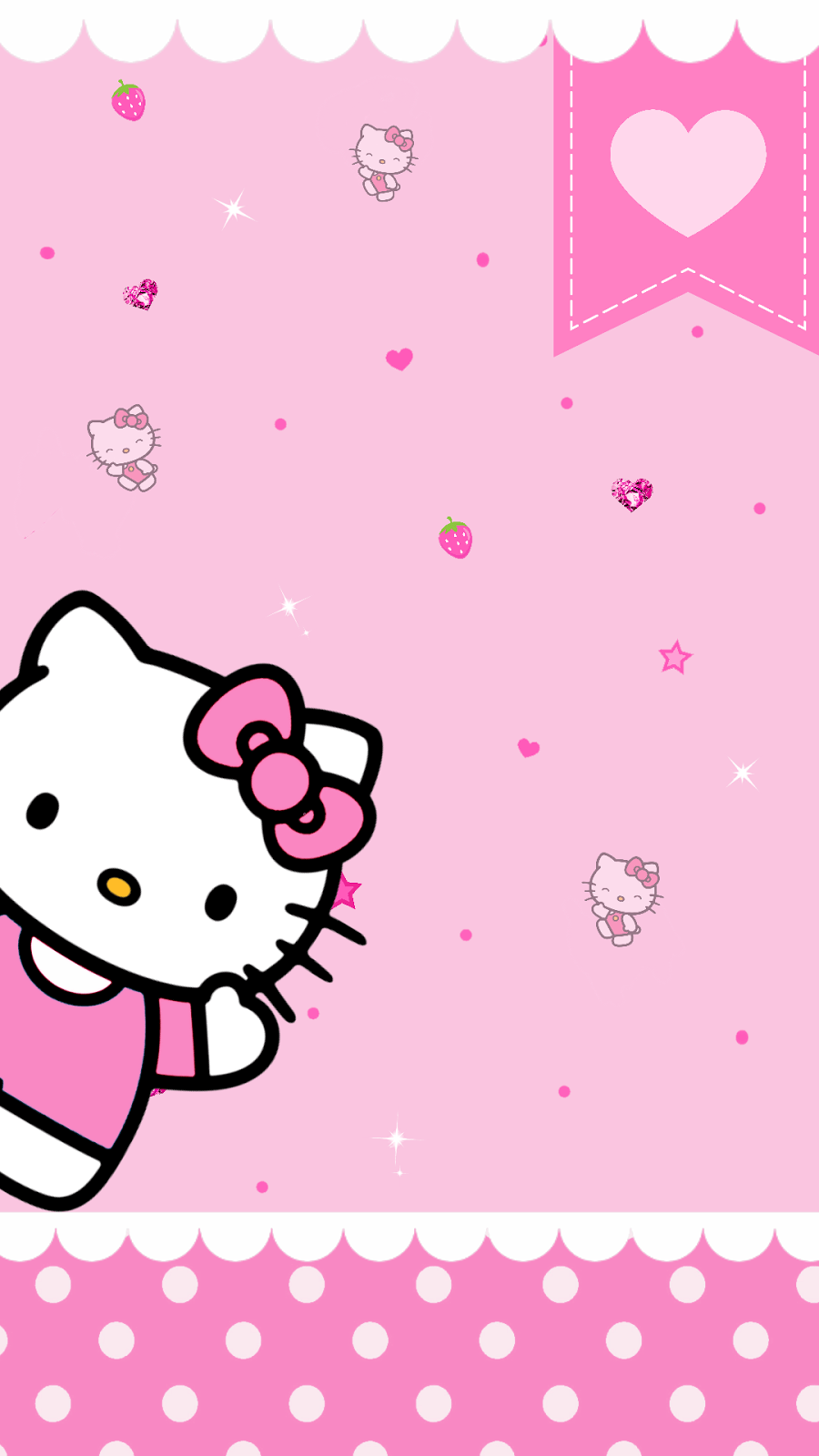 44+ Hello Kitty Wallpaper With Pink Background