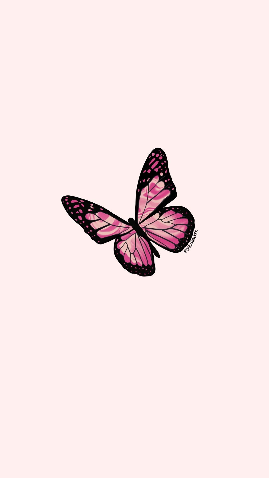 35+ Pink Background Butterfly