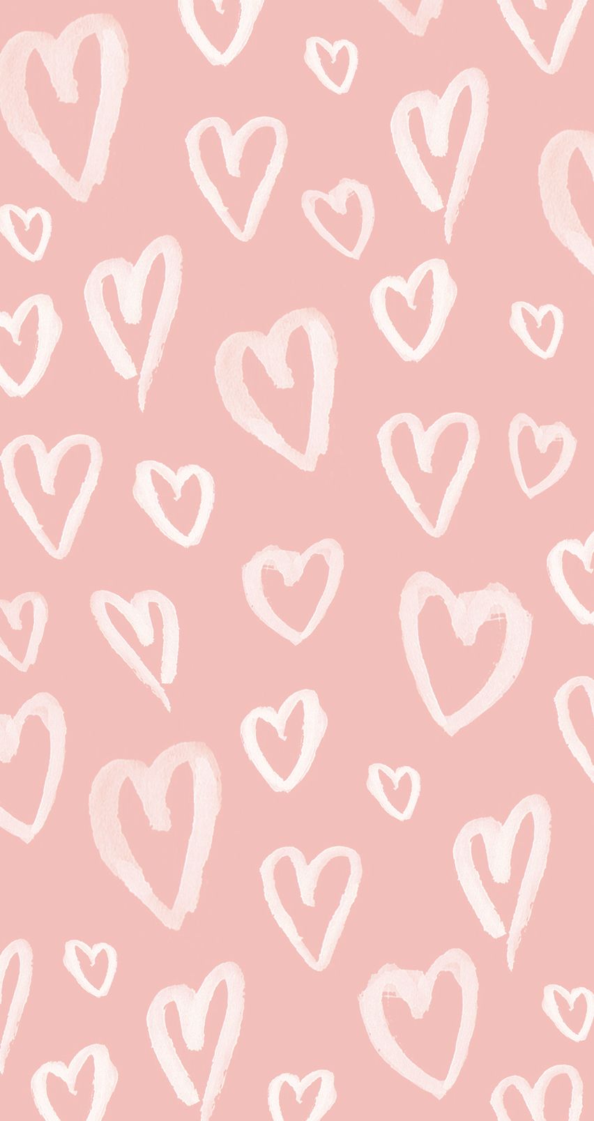 70+ Pastel Pink Background Hearts