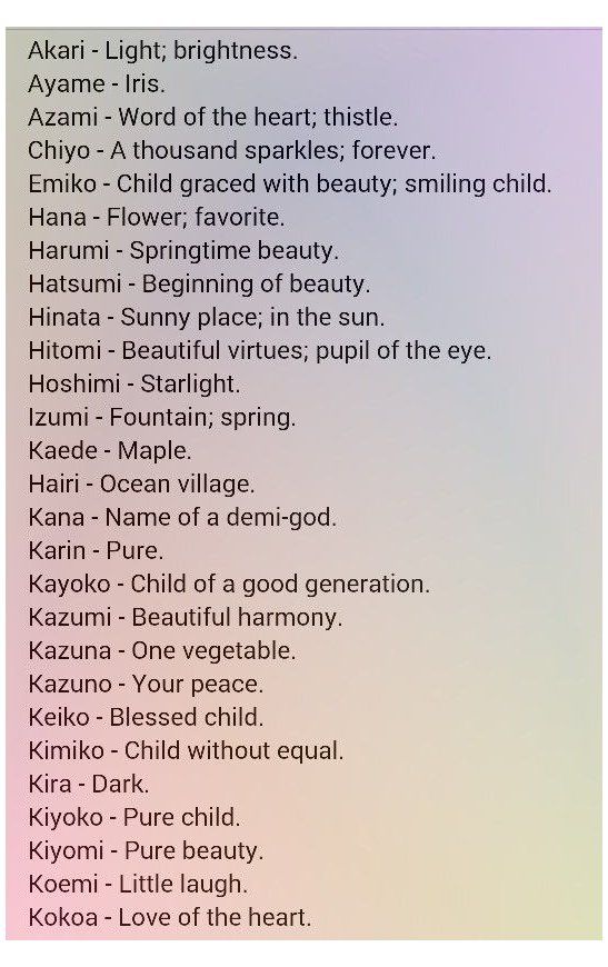 35+ Girl Anime Names With Meanings