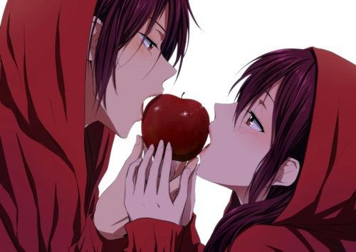 38+ Anime Couple Eating Apple