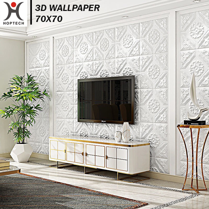 Wallpaper Dinding Ruang Tamu Minimalis 3d