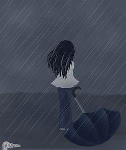 25+ Sad Anime Girl Crying In The Rain