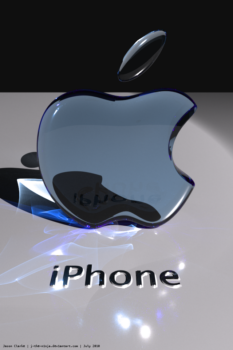 Iphone Logo Hd 3d Wallpaper
