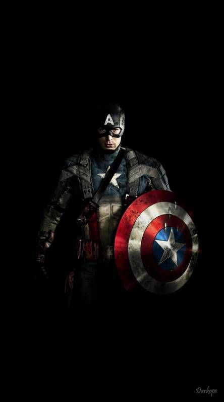 62+ Black Wallpaper Captain America