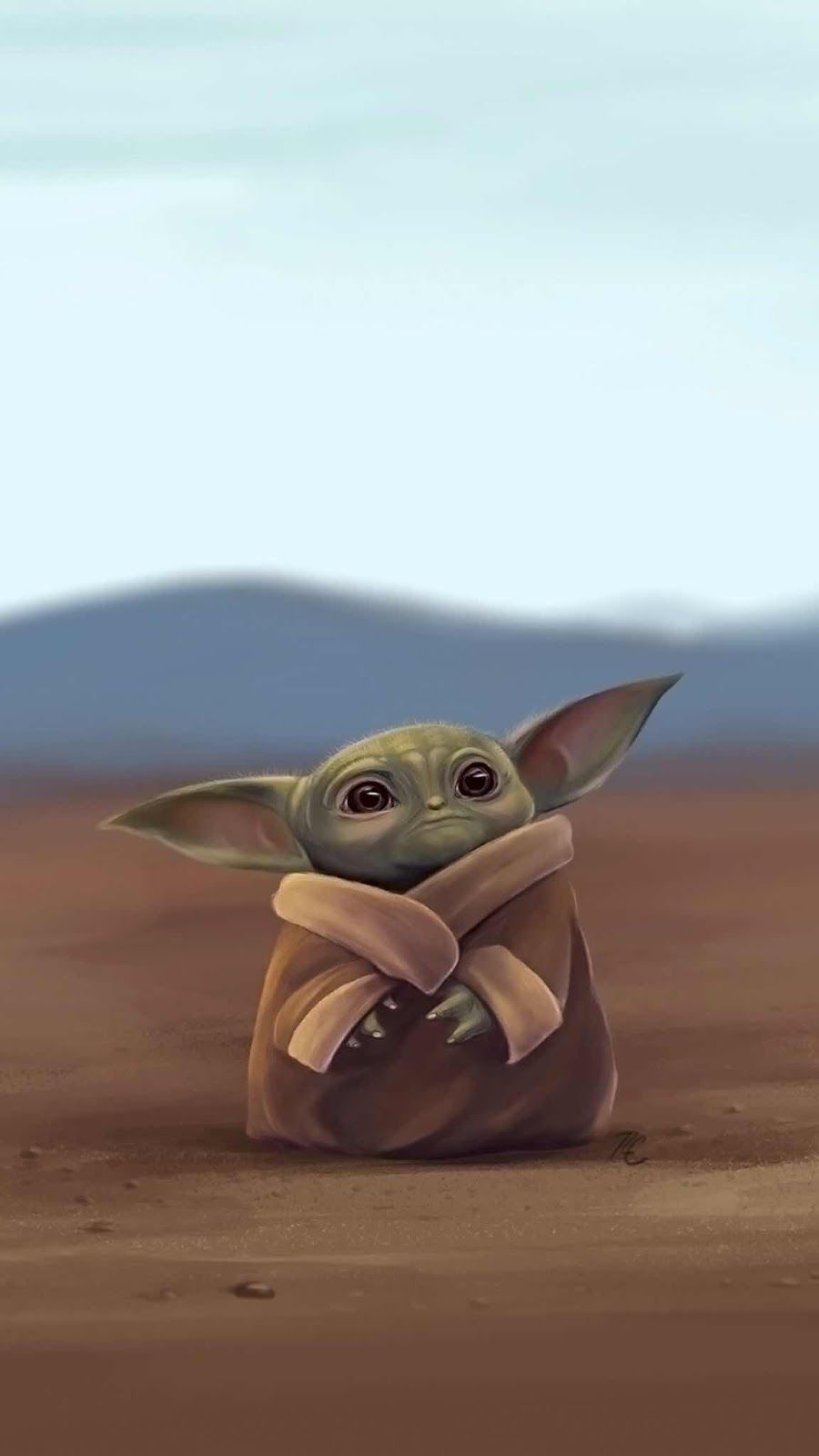 75+ Baby Yoda Iphone Wallpaper Hd