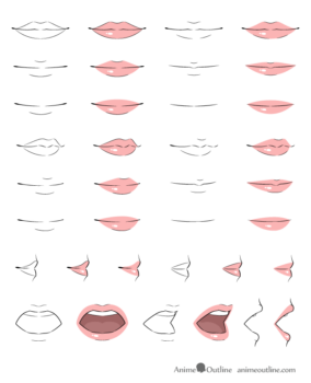 51+ Girl Anime Mouth Drawing