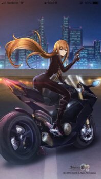 24+ Girl Anime Motorcycle