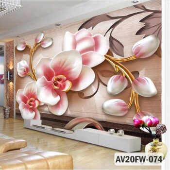 129+  Kumpulan Gambar: Wallpaper Dinding 3d Bunga