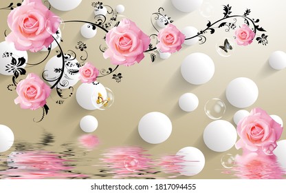3d Flower Wallpaper For Wall